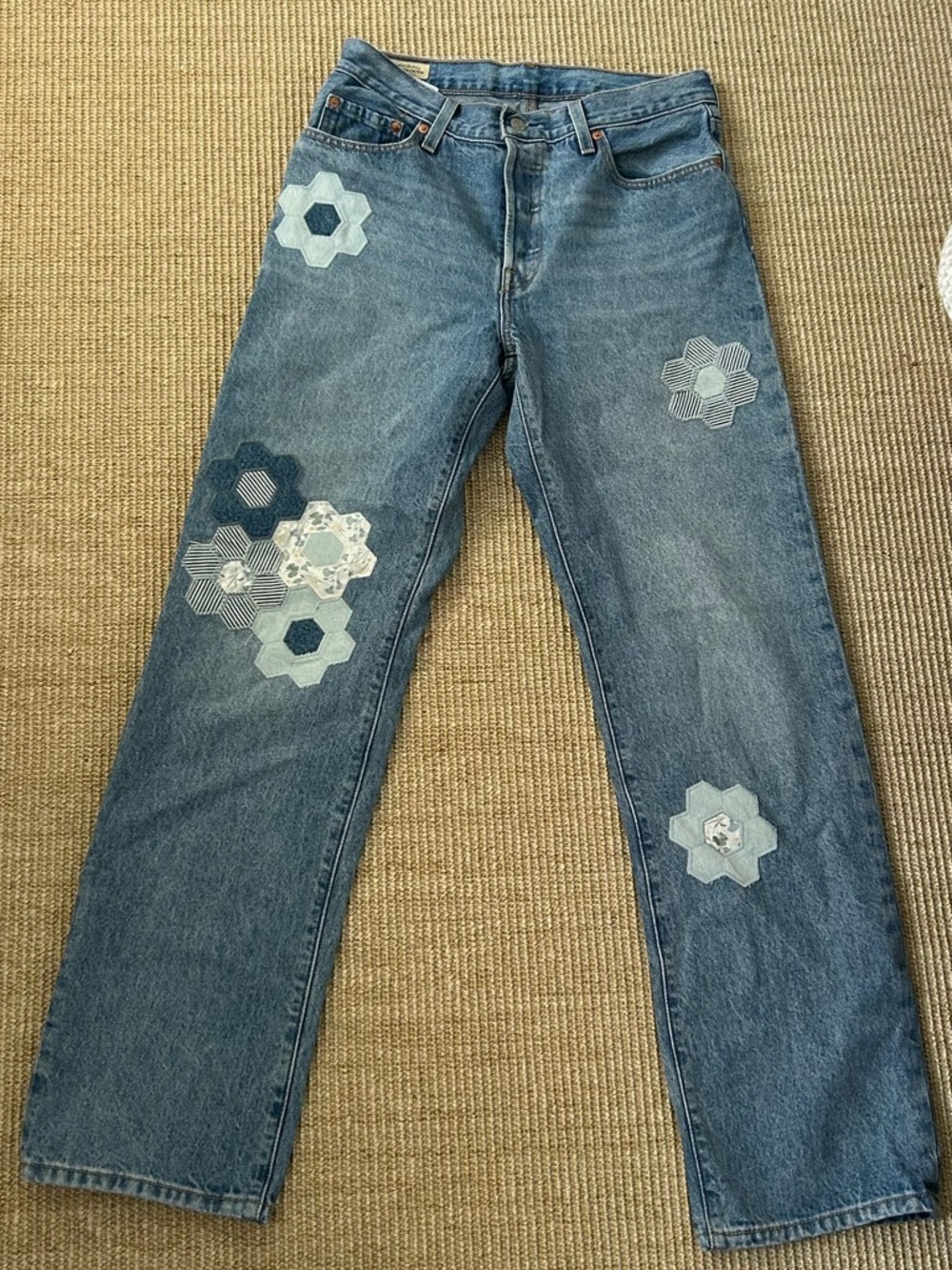 Levi's 501 90s limited edition patch jeans 28x32